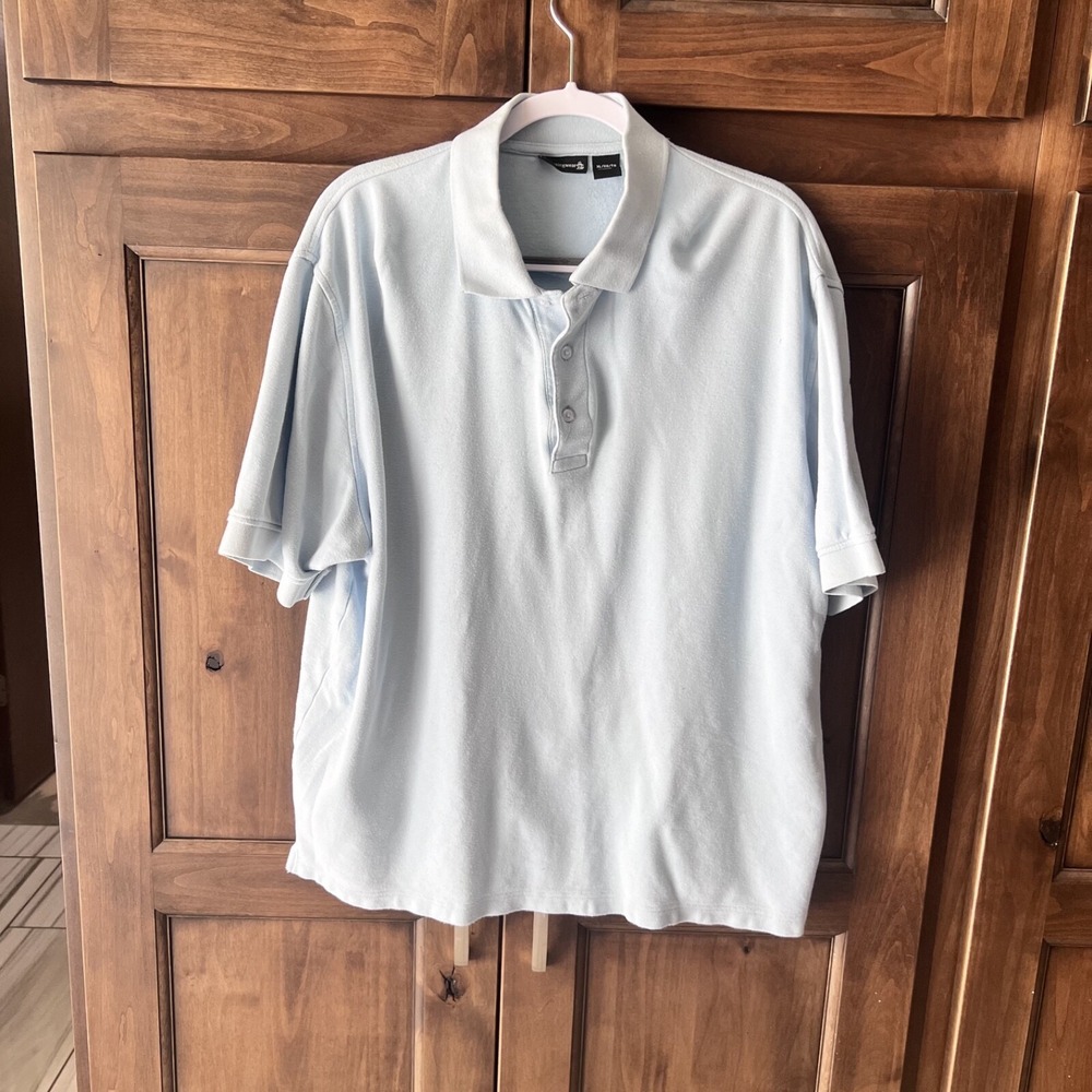 MUNSINGWEAR-Mens Lt. Blue Polo Size XL